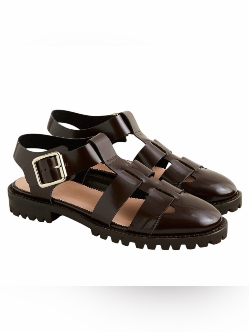 J.Crew Brown Fisherman Sandals, Women’s 9